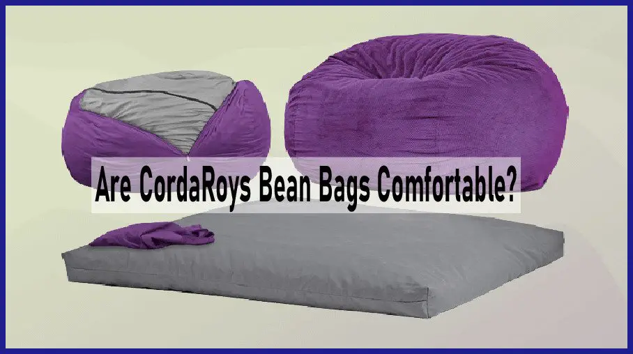 Are CordaRoys Bean Bags Comfortable? [Reasons to Consider Them]